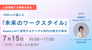 人員削減でも業務は回る！1000人が選んだ『未来のワークスタイル』