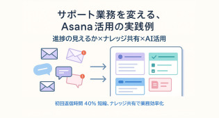 サポートチームでのAsanaのユースケース