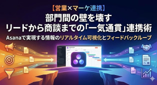 【営業×マーケ連携】Asanaで実現するリードから商談までのスムーズな情報連携術