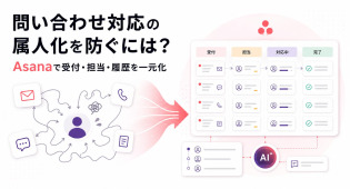 電話・口頭・チャットの問い合わせや依頼対応が属人化する理由と、Asanaで受付・担当・履歴を一元化する方法